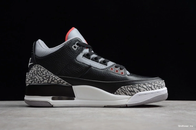 Black Cement 854262-001 AIR Retro 3 Jordan (2018) 0302